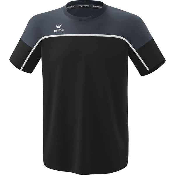 Erima Change T-Shirt Kinder Nero Grigio/ Grigio Ardesia/Weiß 164-image