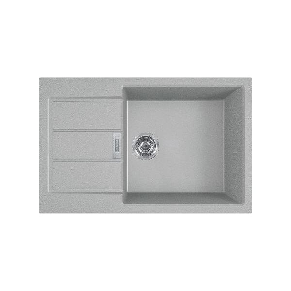 Franke Sirius 2.0 - Lavello In Tectonite S2D 611-78 Xl 780X500 Mm, Grigio 143.0617.617-image