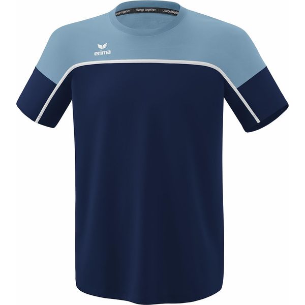 Erima Football Change By Erima T-Shirt Uomo Nuovo Navy Denim Bianco Taglia 164-image