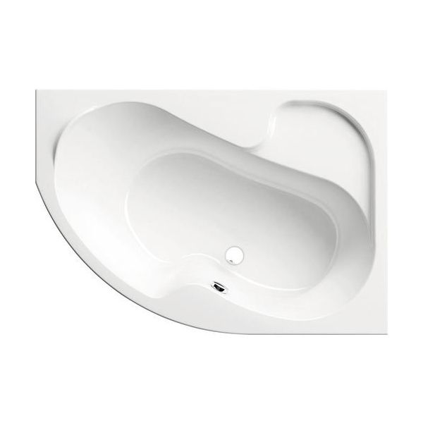 Vasca Ad Angolo Ravak Rosa 140X105 Cm Autentico Bianco Neve CV01000000-image