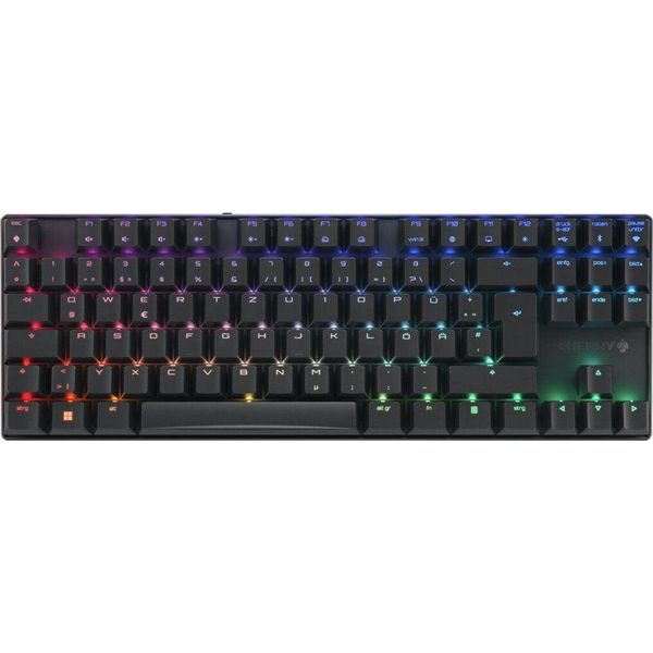 Cherry Mx 8.2 Tkl - Tastiera - Retroilluminazione - Senza Fili - 2,4 Ghz, Bluetooth 5.2 - Qwertz - Tedesco - Tastiera-image