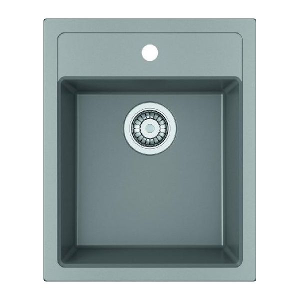 Franke Sirius - Lavello In Tectonite Sid 610-40, 430X530 Mm, Grigio 114.0503.044-image