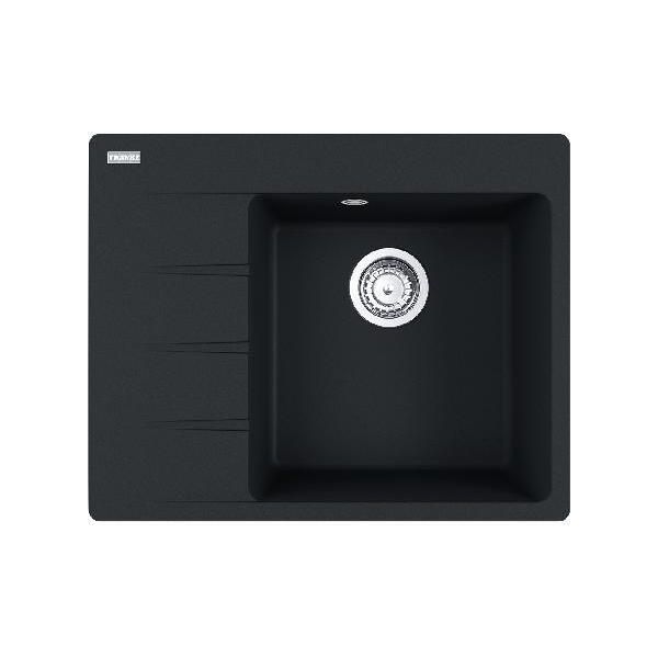 Franke Centro - Lavello In Fragranite Cng 611-62 TL/7, 620X500 Mm, Nero Opaco 114.0637.434-image