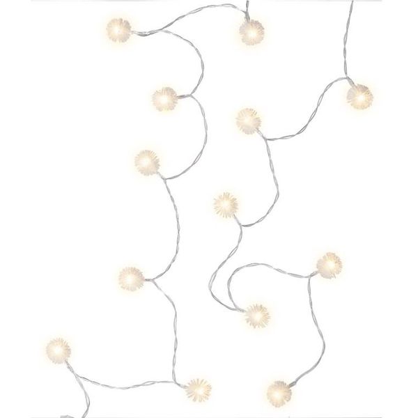 Goobay 60273 20 Luci Fiabesche A Led ''Snowball'' Con Funzione Timer, Bianco Caldo (3000 K), A Batteria-image