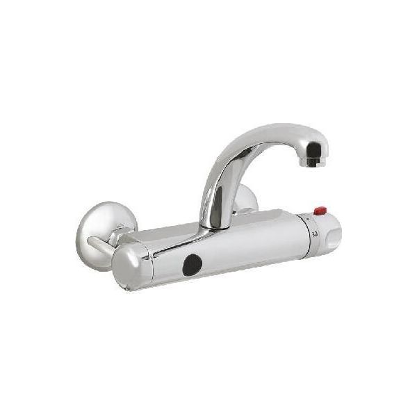 Miscelatori A Sensore Sanela - Miscelatore Termostatico Per Lavabo, Alimentazione 230V AC/24V Dc, Acciaio Inox Slu 25-image