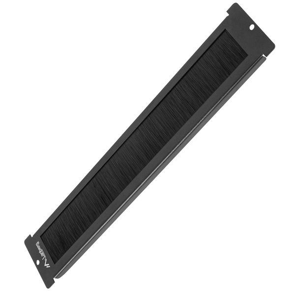 Lanberg AK-1106-B Pannello A Spazzola Per Rack 19" FF01 Z Lcd Montato In Passacavi Nero"-image