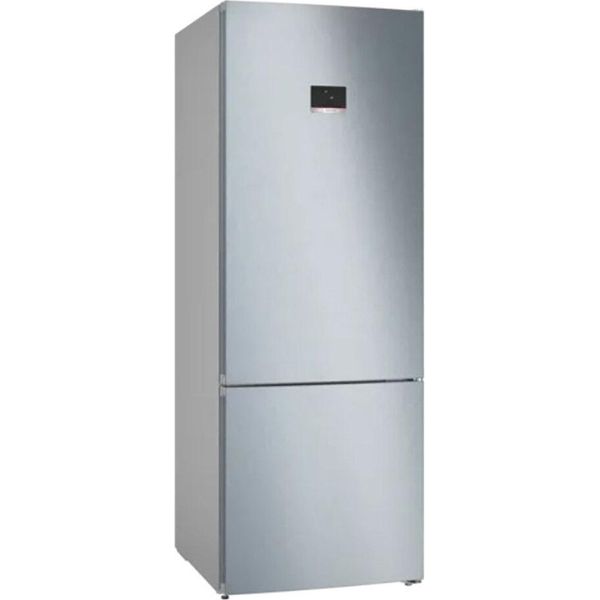 Bosch Serie 4 N56XLEB Frigorifero Con Congelatore Libera Installazione 508 L Classe E Acciaio Inossidabile-image