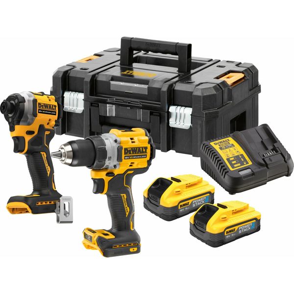Dewalt Zestaw Combo 18V Dck2051H2T (Dcd800+Dcf850) 2X5,0Ah Powerstack Tstak-image