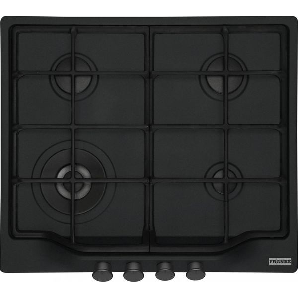 Franke Country Fch 600 Mb Piano Cottura Nero Da Incasso 59 Cm Gas 4 Fornelli-image