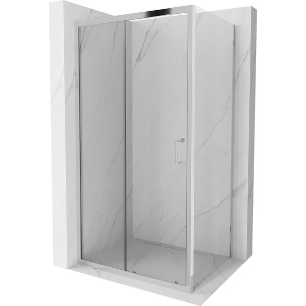 Mexen Apia Cabina Doccia Scorrevole 120 X 90 Cm, Trasparente, Cromo - 840-120-090-01-00-image
