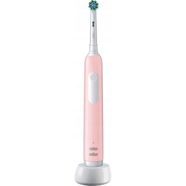 Oral-B | Electric Toothbrush | Pro Series 1 Cross Action | Rechargeable | For Adults | Number Of Brush Heads Included 1 | Number Of Teeth Brushing Modes 3 | Pink-image