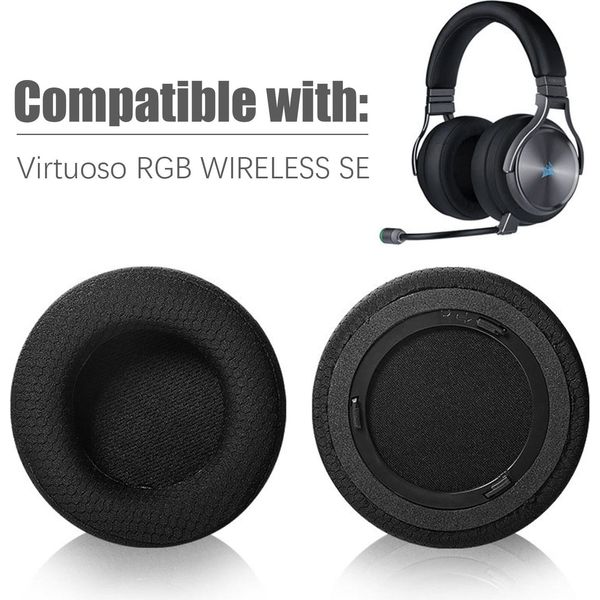 Inf Cuscinetti Auricolari Per Corsair Virtuoso Rgb Nero-image