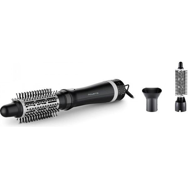 Rowenta Express Style CF6320F0 Strumento Per Lo Styling Dei Capelli Spazzola Ad Aria Calda Nero Caldo, Argento-image