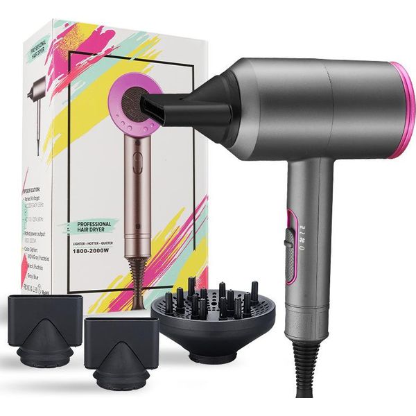 Inf Asciugacapelli Con Diffusore E Concentratore 5 Velocità 2000W-image