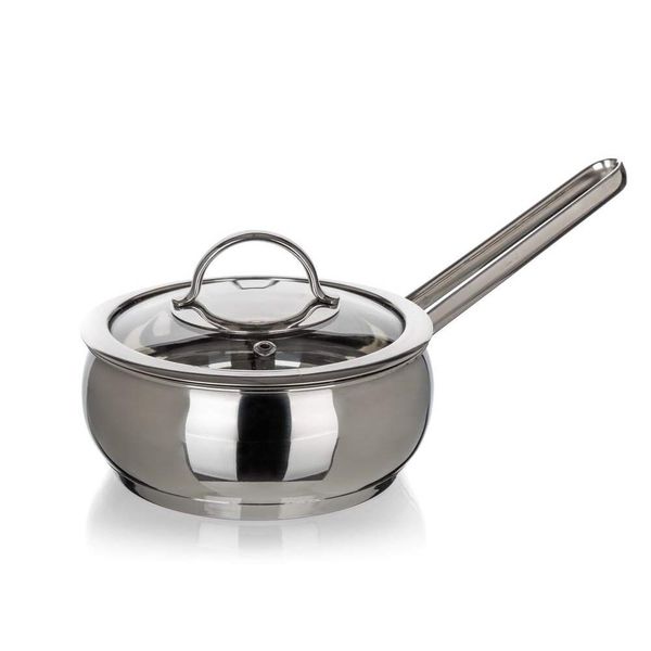 Banquet Casseruola In Acciaio Inox Piccolo Belly 14 X 6 Cm, 0,95 L, Con Coperchio-image