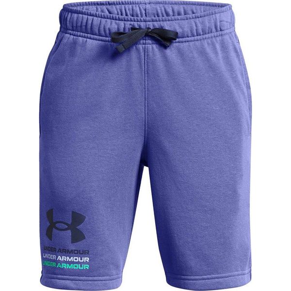 Under Armour Rival Terry 8In Kurze Hose Lila 10-12 Anni Junge Lila 10-12 Anni-image