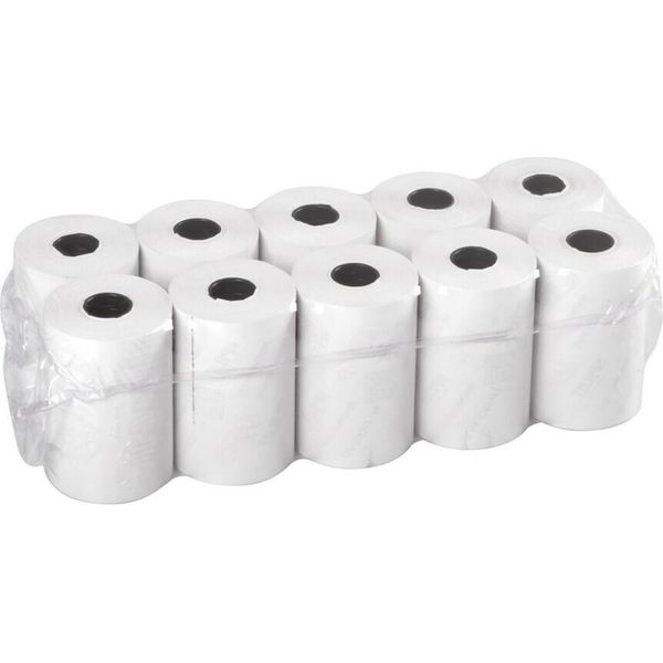 Rotoli Di Carta Termica Per Pos, 10 Pezzi - 55 G/M² - 57 Mm X 18 M-image