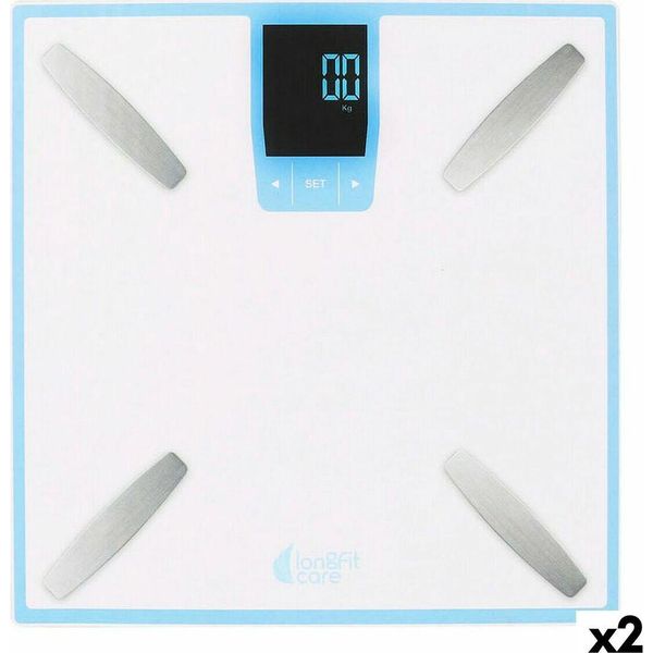 Bilancia Intelligente Longfit Care Multifunzione Bianca (2 Pezzi)-image