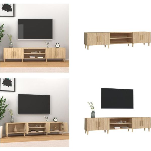 Mobile Tv Vidaxl Rovere Sonoma 180X31,5X40 Cm - Mobile Tv - Mobile Tv - Mobile Tv - Porta Tv-image