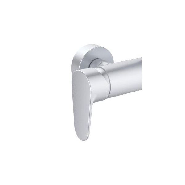 Sistema Doccia Alu+ Con Termostatico Doccia Cflow Argento Argento-image