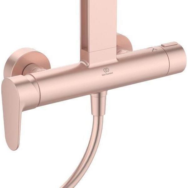 Sistema Doccia Alu+ Con Termostatico Per Doccia Cflow Rosone-image