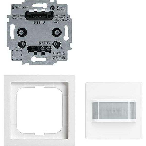 Busch-Jaeger 64762 UJ-84 Busch-Watchdog 180 Flex, Lente Comfort Select, Bianco Studio (2CKA006800A2987)-image