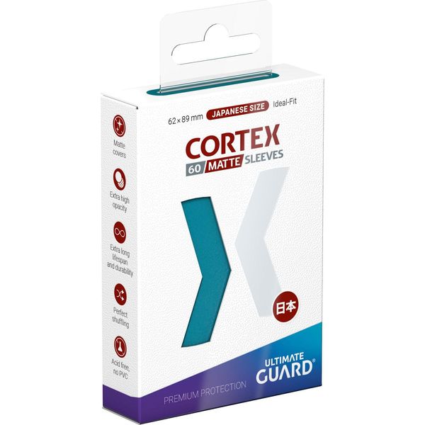 Mata Karty Ultimate Guard Cortex 60S JapońSkiego Rozmiaru - Petrol-image