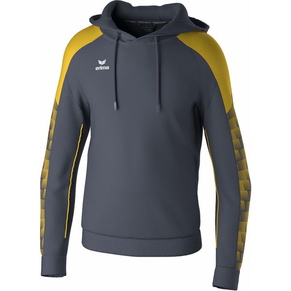 Erima Evo Star - Felpa Con Cappuccio Da Bambino - Grigio / Giallo-image