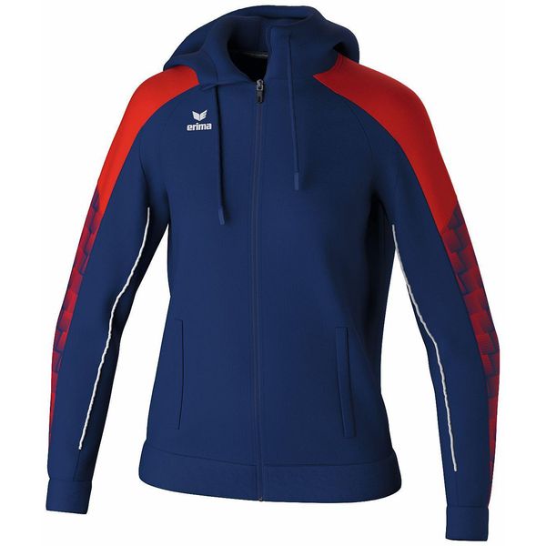 Erima Evo Star Giacca Da Allenamento Con Cappuccio Donna - Navy / Red-image