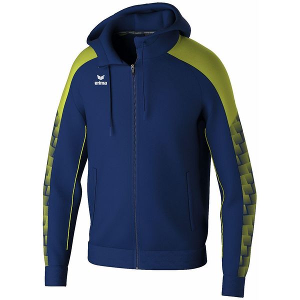 Erima Evo Star Giacca Da Allenamento Con Cappuccio Uomo - Navy / Lime-image