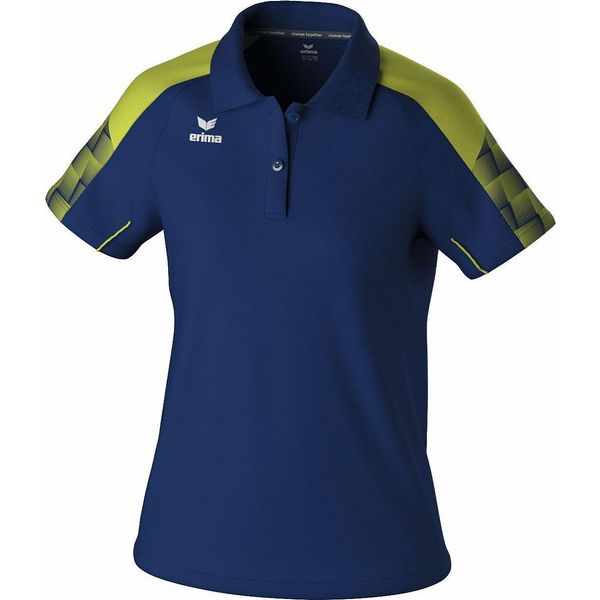 Erima Evo Star Poloshirt Damen Neu Navy Lime Gr 42-image