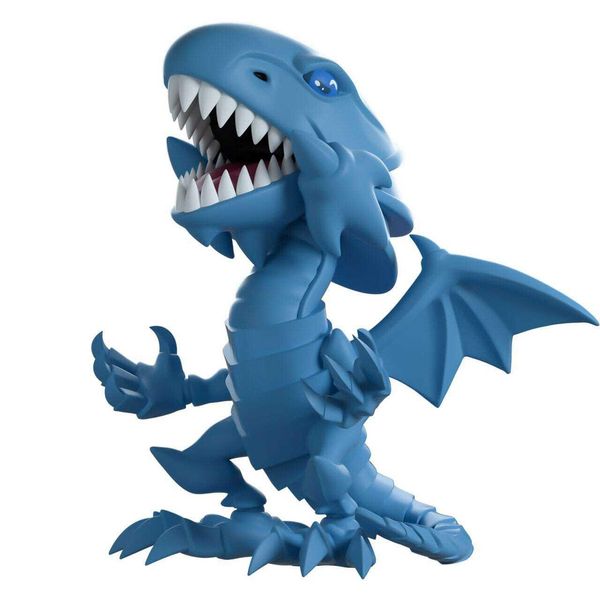 Yu-Gi-Oh! Figurina In Vinile Del Drago Bianco Occhi Blu 10 Cm-image
