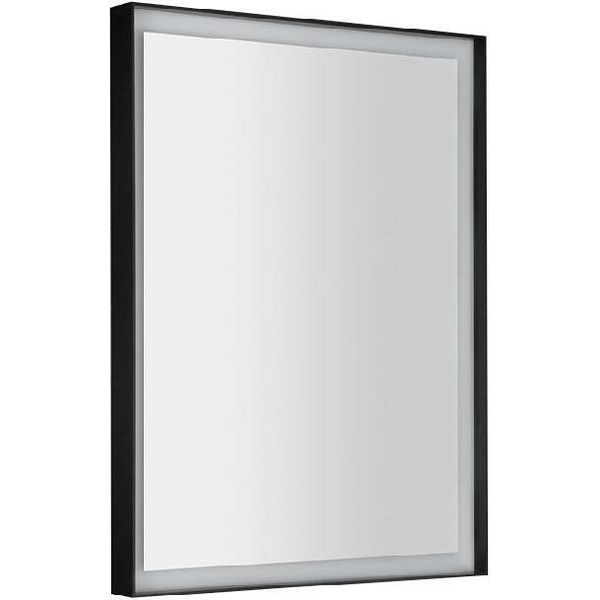Sapho Sort Led - Specchio Con Illuminazione A Led, 600X800 Mm, Nero Opaco ST080-image