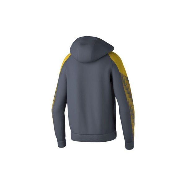Erima Evo Star Giacca Da Allenamento Con Cappuccio Uomo - Grigio Ardesia / Giallo-image