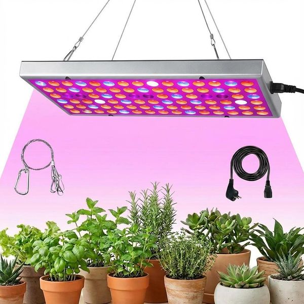 25W 75Leds Lampada Per Piante Ha Portato Lo Spettro Completo, Lampada Di Crescita Della Pianta Uv Luce Di Crescita Della Pianta, Luce Della Lampada Di Coltivazione Per La Coltivazione Della Pianta Fioritura Serra-image