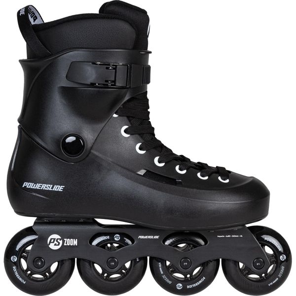Pattini In Linea Powerslide Zoom Black 80, Unisex Per Uomo E Donna In Nero, Ruote 80Mm/85A, Cuscinetti Abec 7, N. Art.: 880256-image