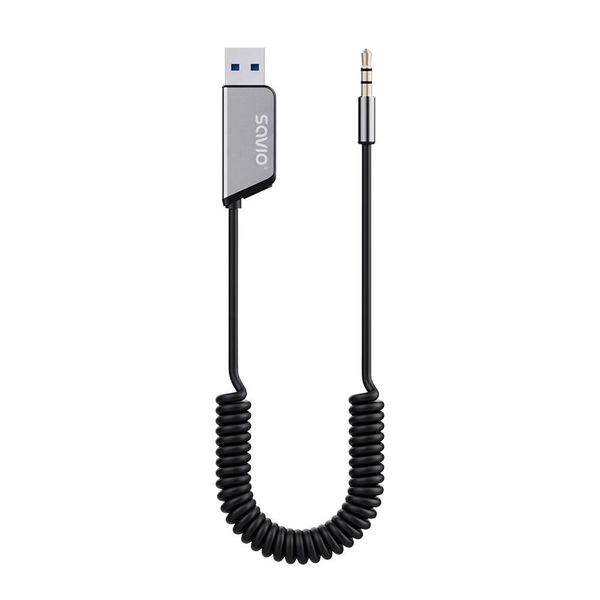 Savio TR-16 Trasmettitore Fm 2400 - 2483,5 Mhz Bluetooth Nero, Argento-image