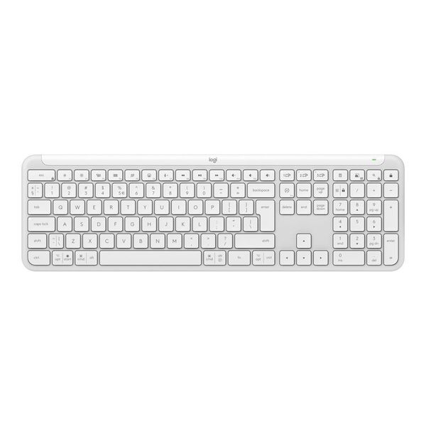 Logitech Tastiera Logitech 920-012466 Office Rf Wireless + Bluetooth Qwerty Us International White-image