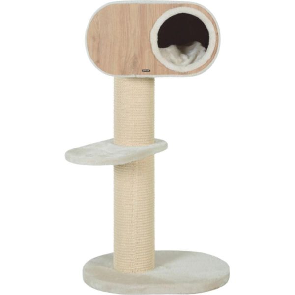 Tiragraffi Zolux Wonderful Cat 2 Beige - Tiragraffi Per Gatti - 60 X 42,5 X 114 Cm-image