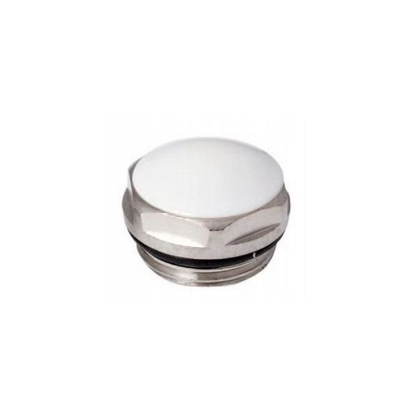 Correzione 1/2" Per Il Corpo Scaldante Bianco Con Copertura Del Corpo Scaldante E Guarnizione Da 17 Mm."-image