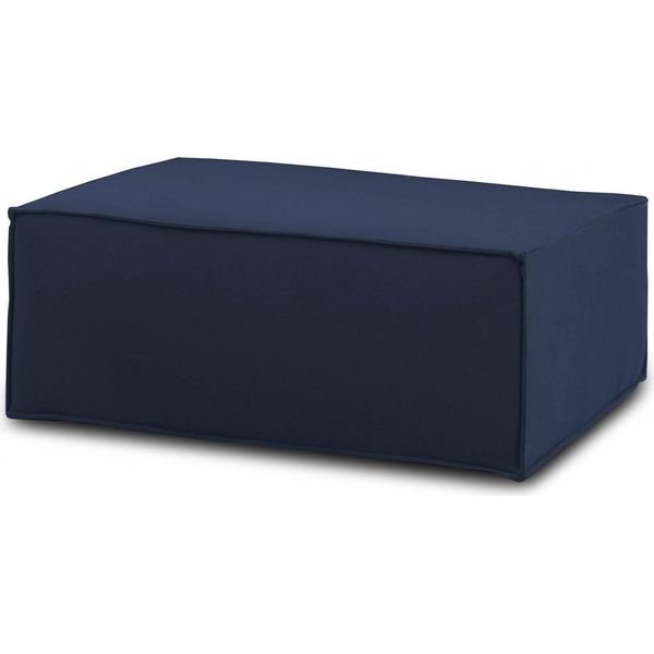 Talamo Italia Pouf Assisi 70X100X43H Cm Blu, Sfoderabile Blu Italy-image
