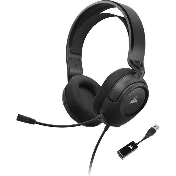 Corsair HS35 Surround V2 Cuffie Ad Archetto Cablate Per Il Gioco Nero-image