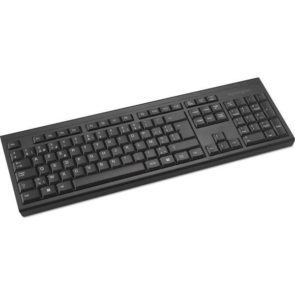 Tastiera Wireless Kensington KB150 Eq - Dimensioni Complete (100%) - Senza Fili - Rf Senza Fili - Interruttore A Chiave A Membrana-image