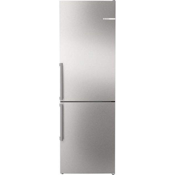 Bosch Serie 4 KGN36VIBT Combinazione Frigorifero-Congelatore A Libera Installazione Con Scomparto Congelatore Inferiore, 186 X 60 Cm, Acciaio Inox (Con Antimpronta)-image