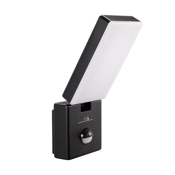 Maclean Rilevatore Di Movimento Pir Lampada Led Nera 10W IP65 800Lm 4000K MCE516 B-image