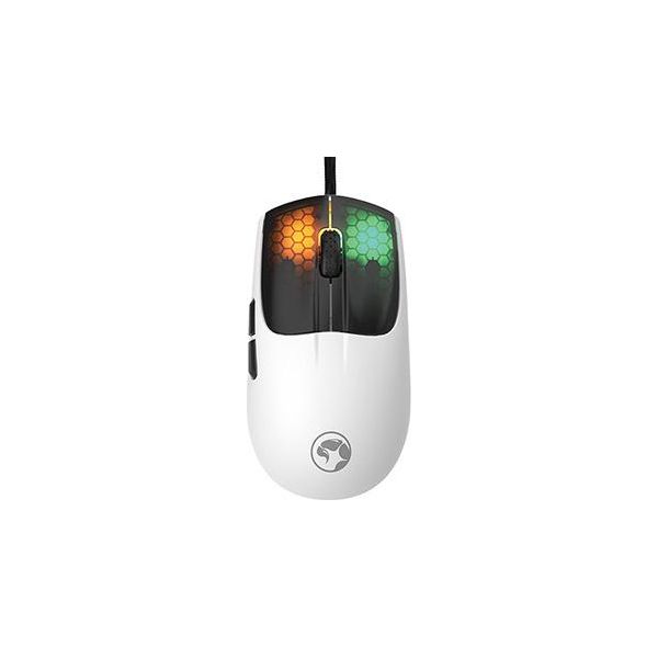 Mouse Usb A Filo, Marvo M727, Bianco, Ottico, 12000DPI-image