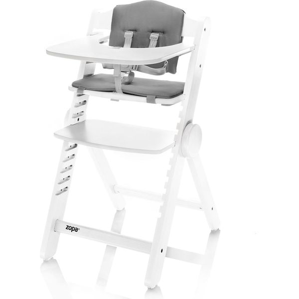 Zopa Sedia Da Pranzo In Legno Clipp & Clapp, Bianco-image
