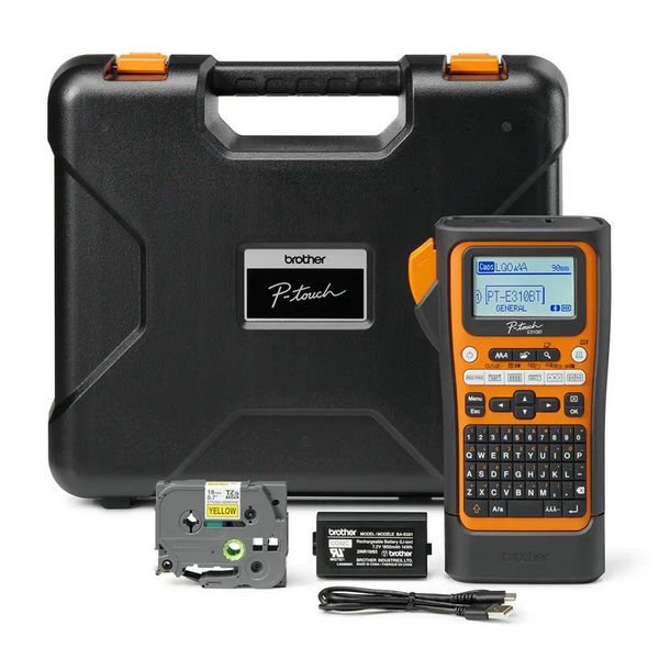 Brother PT-E310BTVP Stampante Per Etichette A Trasferimento Termico 180 X 180 Dpi 20 Mm/Sec Con E Senza Fili Hse/Tze Bluetooth Qwerty-image