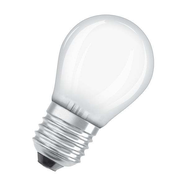 Osram Led Star Classic Lampada Led A Forma Di Mini-Sfera Classica, 5,5 W / 806 Lm, Luce Bianca Fredda (4000 K), Cri 80, In Vetro Smerigliato Senza Piombo, Base E27, IP20, Eek D, Diametro 45 Mm.-image