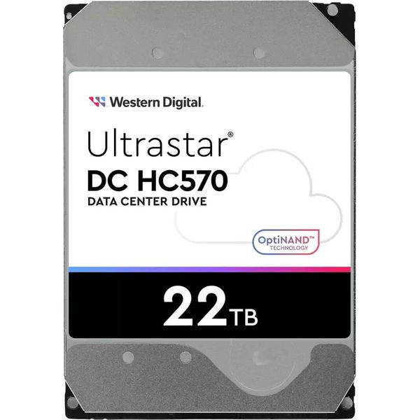 Western Digital Ultrastar Dc HC570 Hdd 22TB 3.5" 7200Rpm Sata Iii Per Server/Workstation"-image